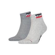 Levis 2P Sport Mid Cut Sock Grau Gr 39/42