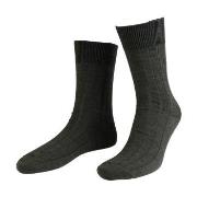 Amanda Christensen Grade Wide Rib Ankle Socks Graumelliert Gr 39/42