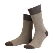 Amanda Christensen True Contrast Ankle Sock Hellbraun Gr 39/42