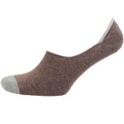 Amanda Christensen True Contrast Invisible Sock Dunkelbraun Gr 43/44