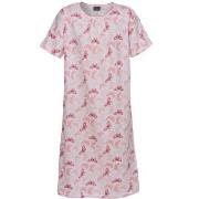 Trofe Butterfly Short Sleeve Dress Rosa Muster Baumwolle Medium Damen