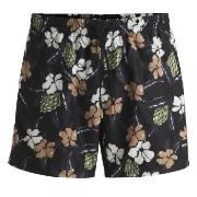 BOSS Badehosen Piranha Swim Shorts Schwarz Muster Polyester Medium Her...