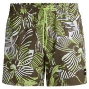 BOSS Badehosen Piranha Swim Shorts Grün gemustert Polyester Medium Her...