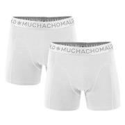 Muchachomalo 2P Cotton Stretch Basic Boxers Weiß Baumwolle Small Herre...