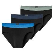 Schiesser 3P 95-5 Multipacks Rio-Slip Schwarz/Blau Baumwolle Medium He...