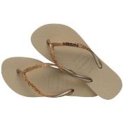 Havaianas Slim Glitter II Gold Gr 35/36  Damen