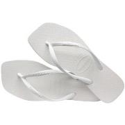 Havaianas Slim Square Weiß Gr 35/36  Damen