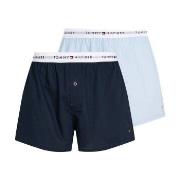 Tommy Hilfiger 2P Signature Boxer Shorts Blau Baumwolle Medium Herren