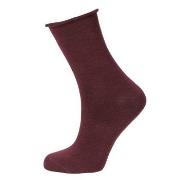 Trofe Cotton Solid Sock 2P Weinrot Strl 37/41 Damen