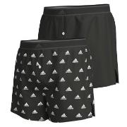 adidas 2P Active Woven Boxer Schwarz/Weiß Baumwolle Small Herren
