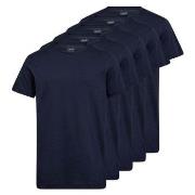 Claudio 5P Cotton T-Shirt Marine Baumwolle Small Herren