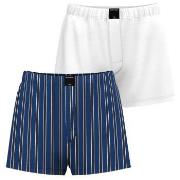 Björn Borg 2P Cotton Stretch Woven Boxer Shorts Blau/Weiß Baumwolle Sm...