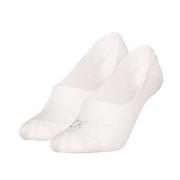 Calvin Klein 2P Shiny Logo Mid Cut Footie Socks Weiß Gr 39/42 Damen