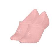 Calvin Klein 2P Women Invisible Footie Socks Rosa Gr 39/42 Damen
