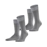 Falke 2P Happy Socks Grau Gr 39/42 Herren