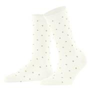 Falke Women Spike Dot Socks Elfenbein Baumwolle Gr 39/42 Damen