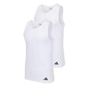 adidas 2P Active Flex Cotton Ergonomic Tank Top Weiß Baumwolle Small H...