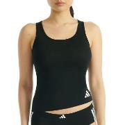 Adidas Sport Active Essentials 3 Stripes Tank Top Schwarz Baumwolle Sm...