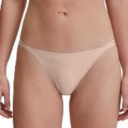Calida Sleek Skin Low Cut Tanga Brief Beige Small Damen