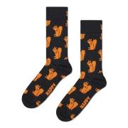 Happy Socks Squirrel Sock Schwarz gemustert Baumwolle Gr 41/46
