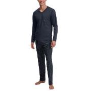 Calida Relax Streamline Pyjama Marine Baumwolle Small Herren