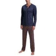 Calida Relax Choice 1 Pyjamas Dunkelblau Baumwolle Medium Herren