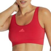 adidas BH BOS Smart Micro 720 Seamless Lounge Bra Rot Polyamid Large D...