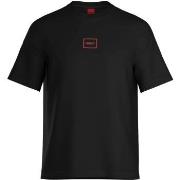 HUGO Laze T-Shirt Schwarz Baumwolle Small Herren