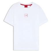 HUGO Laze T-Shirt Weiß Baumwolle Small Herren