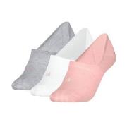 Calvin Klein 3P Footie Socks For Women Rosa/Grau Gr 39/42 Damen