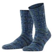 Falke Brooklyn Sock Blau Ökologische Baumwolle Gr 39/42 Herren