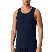Schiesser Men Double Rib Tank Top Marine Baumwolle Small