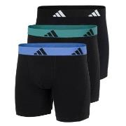 adidas 3P Active Flex Cotton Boxer Brief Schwarz/Grün Baumwolle Small ...