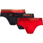 Nike 6P Dri-Fit Essential Micro Hip Brief Rot/Schwarz Baumwolle Medium...