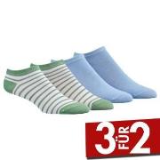 Damella 4P Ankle Socks Blau/Grün Gr 39/42 Damen