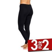 Damella Bamboo Leggings Schwarz Baumwolle Small Damen