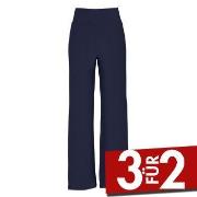 Damella Bamboo Lounge Pants Marine Bambus Small Damen