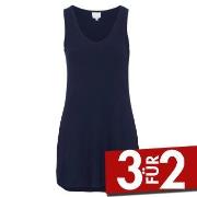 Damella Bamboo Nightdress Marine Bambus Small Damen