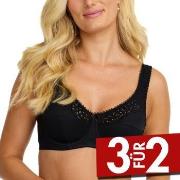 Damella BH Classic Underwire Lace Bra Schwarz B 75 Damen
