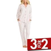 Damella Cotton Flannel Pyjamas Mixed Baumwolle Medium Damen