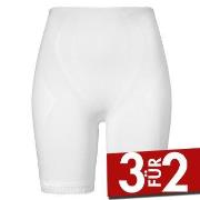 Damella Shape Control High Waist Long Leg Brief Weiß Small Damen
