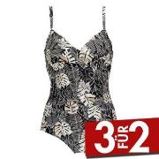 Damella Tara Swimsuit Pattern Schwarz Muster 38 Damen