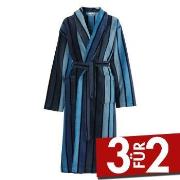 Damella Torekov Robe Blau Muster Baumwolle Small Damen