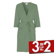 Damella Viscose Plain Wave Robe Hellgrün Bambus Small Damen