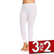 Damella Wool Leggings Elfenbein Merinowolle Small Damen