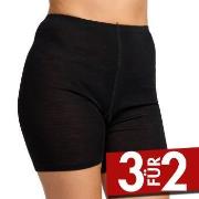 Damella Wool Shorts Schwarz Merinowolle Small Damen