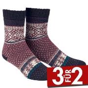 Damella Wool Socks Marine/Rot Gr 43/45 Damen