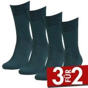 Amanda Christensen 4P Bamboo Crew Socks Grün Gr 39/42