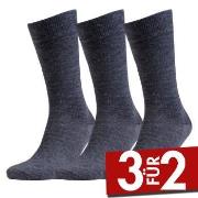 Amanda Christensen 3P Grade Merino Wool Sock Dunkelgrau Gr 39/42