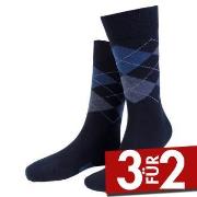Amanda Christensen True Ankle Argyle Sock Marine/Blau Gr 39/42 Herren